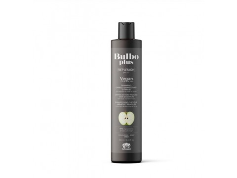 BULBO plus replenish šampūnas pažeistiems plaukams 250ml.