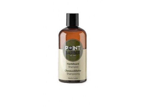 FARMAGAN Gaivinamasisi šampūnas plaukams ir barzdai POINT BARBER 1000 ml.
