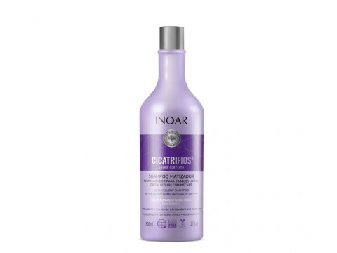 INOAR CicatriFios Perfect Blond Shampoo - šampūnas šviesiems plaukams, 800 ml