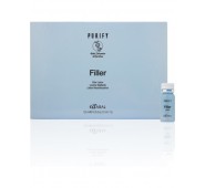 KAARAL FILLER LOTION Losjonas su hialiurono rūgštimi ir keratinu, trapiems, lūžinėjantiems plaukams, ampulėse (12 x 10 ml),