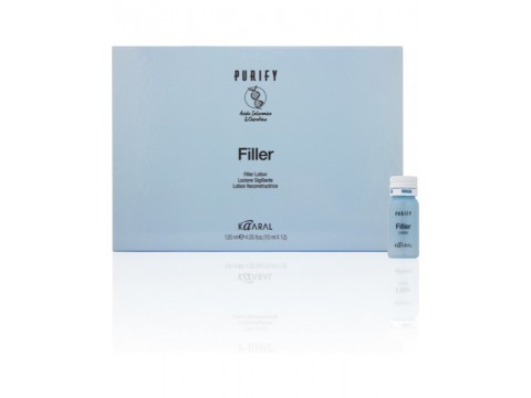 KAARAL FILLER LOTION Losjonas su hialiurono rūgštimi ir keratinu, trapiems, lūžinėjantiems plaukams, ampulėse (12 x 10 ml), KAARAL FILLER LOTION Losjonas su hialiurono rūgštimi ir keratinu, trapiems, lūžinėjantiems plaukams, ampulėse (12 x 10 ml),