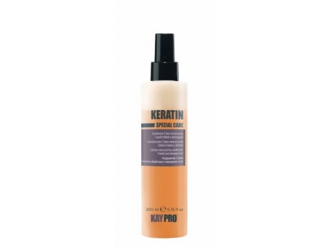 KAY PRO KERATIN dvifazis kondicionierius su keratinu pažeistiems plaukams, 200ml