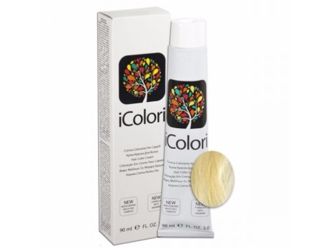 iCOLORI plaukų dažai su argininu, aliejų kompleksu, sumažintu amoniako kiekiu profesionaliam naudojimui (90 ml) Nr. 11 Natural Blond Super Platina iCOLORI plaukų dažai su argininu, aliejų kompleksu, sumažintu amoniako kiekiu profesionaliam naudojimui (90 ml) Nr. 11 Natural Blond Super Platina
