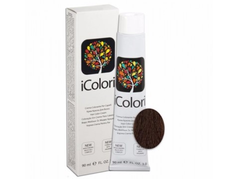 iCOLORI plaukų dažai su argininu, aliejų kompleksu, sumažintu amoniako kiekiu profesionaliam naudojimui (90 ml) Nr.5.55 CASTANO CHIARO MOGANO INTENSO iCOLORI plaukų dažai su argininu, aliejų kompleksu, sumažintu amoniako kiekiu profesionaliam naudojimui (90 ml) Nr.5.55 CASTANO CHIARO MOGANO INTENSO