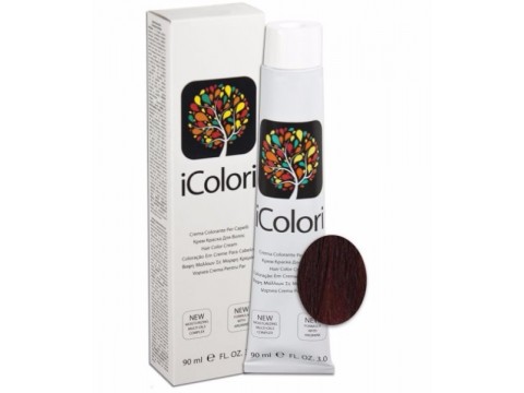 iCOLORI plaukų dažai su argininu, aliejų kompleksu, sumažintu amoniako kiekiu profesionaliam naudojimui (90 ml) Nr.5.666 CASTANO CHIARO ROSSO EXTRA INTENSO iCOLORI plaukų dažai su argininu, aliejų kompleksu, sumažintu amoniako kiekiu profesionaliam naudojimui (90 ml) Nr.5.666 CASTANO CHIARO ROSSO EXTRA INTENSO