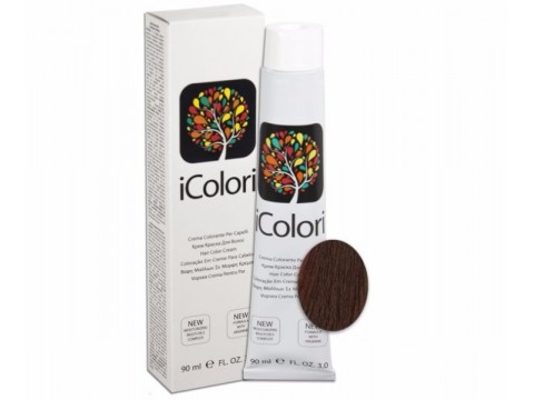 iCOLORI plaukų dažai su argininu, aliejų kompleksu, sumažintu amoniako kiekiu profesionaliam naudojimui (90 ml) Nr. 6.4 BIONDO SCURO RAME iCOLORI plaukų dažai su argininu, aliejų kompleksu, sumažintu amoniako kiekiu profesionaliam naudojimui (90 ml) Nr. 6.4 BIONDO SCURO RAME