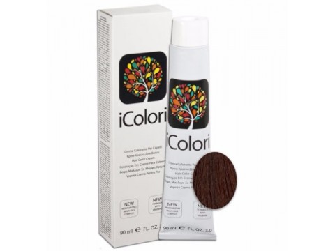 iCOLORI plaukų dažai su argininu, aliejų kompleksu, sumažintu amoniako kiekiu profesionaliam naudojimui (90 ml) Nr. 6.5 BIONDO SCURO MOGANO iCOLORI plaukų dažai su argininu, aliejų kompleksu, sumažintu amoniako kiekiu profesionaliam naudojimui (90 ml) Nr. 6.5 BIONDO SCURO MOGANO