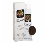 iCOLORI  plaukų dažai su argininu, aliejų kompleksu, sumažintu amoniako kiekiu profesionaliam naudojimui (90 ml) Nr. 6.8 BIONDO SCURO CIOCCOLATO