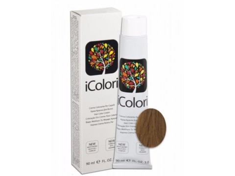iCOLORI plaukų dažai su argininu, aliejų kompleksu, sumažintu amoniako kiekiu profesionaliam naudojimui (90 ml) Nr. 7.33 BIONDO DORATO INTENSO iCOLORI plaukų dažai su argininu, aliejų kompleksu, sumažintu amoniako kiekiu profesionaliam naudojimui (90 ml) Nr. 7.33 BIONDO DORATO INTENSO