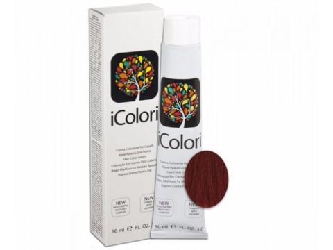 iCOLORI plaukų dažai su argininu, aliejų kompleksu, sumažintu amoniako kiekiu profesionaliam naudojimui (90 ml) Nr. 7.6 BIONDO ROSSO iCOLORI plaukų dažai su argininu, aliejų kompleksu, sumažintu amoniako kiekiu profesionaliam naudojimui (90 ml) Nr. 7.6 BIONDO ROSSO