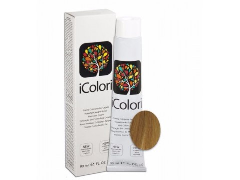 iCOLORI plaukų dažai su argininu, aliejų kompleksu, sumažintu amoniako kiekiu profesionaliam naudojimui (90 ml) Nr. 8.33 BIONDO CHIARO iCOLORI plaukų dažai su argininu, aliejų kompleksu, sumažintu amoniako kiekiu profesionaliam naudojimui (90 ml) Nr. 8.33 BIONDO CHIARO