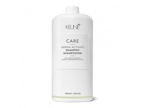 KEUNE CARE DERMA ACTIVATE šampūnas silpniems ir slenkantiems plaukams, 1000 ml KEUNE CARE DERMA ACTIVATE šampūnas silpniems ir slenkantiems plaukams, 1000 ml
