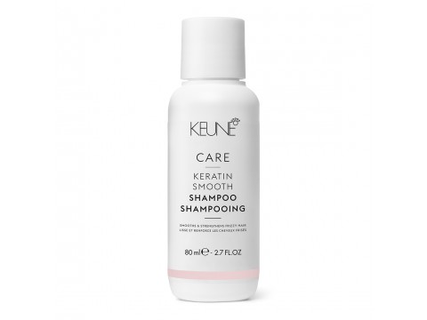 KEUNE CARE KERATIN SMOOTH šampūnas su keratinu (kelioninis), 80 ml