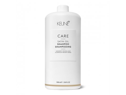 KEUNE CARE SATIN OIL šampūnas sausiems, porėtiems plaukams, 1000 ml KEUNE CARE SATIN OIL šampūnas sausiems, porėtiems plaukams, 1000 ml