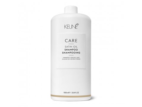 KEUNE CARE SATIN OIL šampūnas sausiems, porėtiems plaukams, 1000 ml