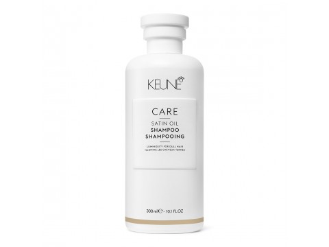 KEUNE CARE SATIN OIL šampūnas sausiems, porėtiems plaukams, 300 ml KEUNE CARE SATIN OIL šampūnas sausiems, porėtiems plaukams, 300 ml