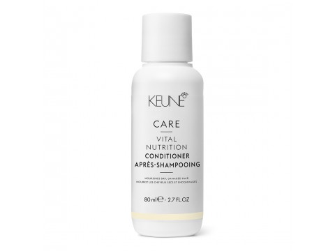 Keune CARE VITAL NUTRITION kondicionierius sausiems, pažeistiems plaukams, 80 ml (kelioninis) Keune CARE VITAL NUTRITION kondicionierius sausiems, pažeistiems plaukams, 80 ml (kelioninis)