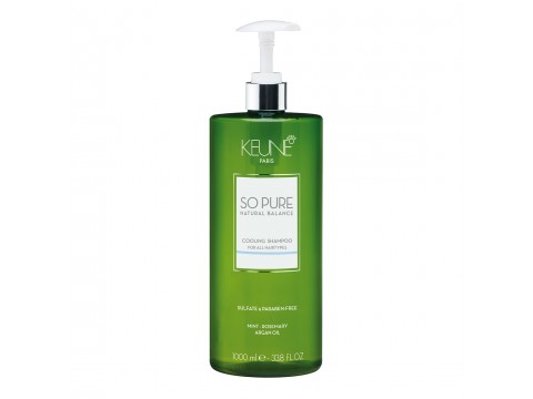 KEUNE SO PURE Vėsinantis šampūnas COOLING, 1000 ml KEUNE SO PURE Vėsinantis šampūnas COOLING, 1000 ml