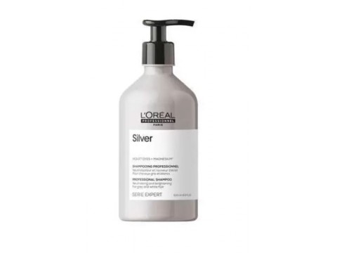 LOREAL Professionnel Silver atspalvį koreguojantis šampūnas 500ml