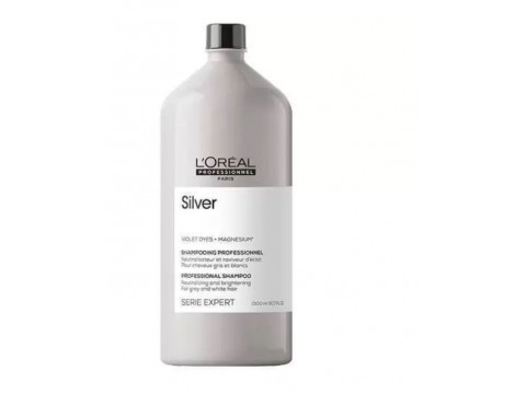 LOREAL Professionnel Silver atspalvį koreguojantis šampūnas 1500ml