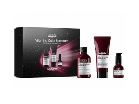L’oreal Professionnel Vitamino Color Spectrum Gift Set 2025 plaukų priežiūros rinkinys 3 vnt. 