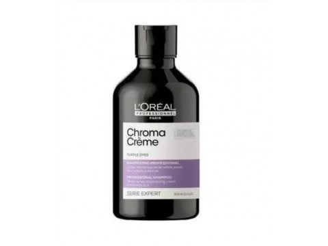 LOREAL Professionnel Chroma Creme Purple Dyes geltonus atspalvius neutralizuojantis kreminis šampūnas  300ml