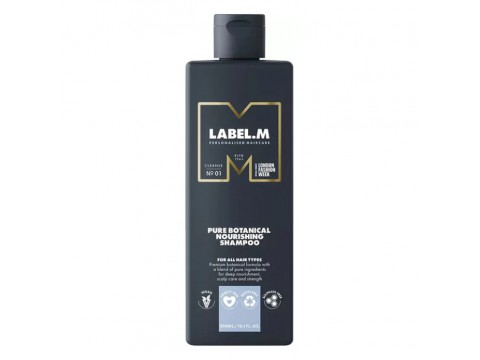 Label.m Pure Botanical Natural maitinantis šampūnas, 300ml