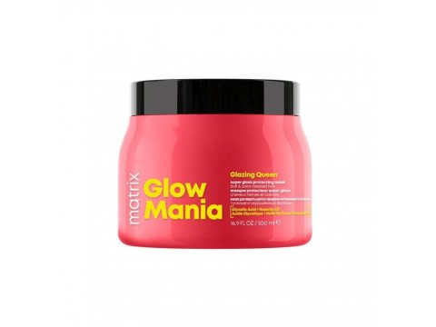 Matrix Glow Mania Glazing Queen Super Gloss Protecting plaukų kaukė 500 ml