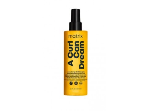 MATRIX Garbanas pabrėžiantis purškiklis A Curl Can Dream Scrunch N’ Go Defining Spray 250ml