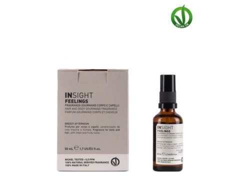 INSIGHT FEELINGS BREEZY AFTERNOON Gourmand Fragnance Plaukų ir kūno kvepalai, 50 ml