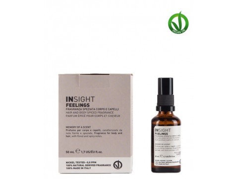 INSIGHT FEELINGS MEMORY OF A SCENT Spiced Fragnance Plaukų ir kūno kvepalai, 50 ml