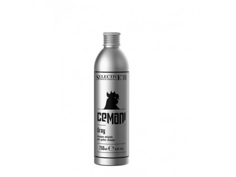 SELECTIVE CEMANI For Man Grey Šampūnas žiliems plaukams, 250 ml