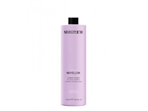 SELECTIVE NO YELLOW Kondicionierius šviesiems, šviesintiems ir žiliems plaukams, 1000 ML