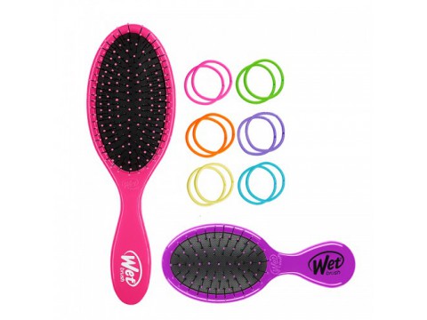 WETBRUSH EVERYDAY STYLE KIT KASDIENINĖS PLAUKŲ PRIEŽIŪROS RINKINYS SU PLAUKŲ GUMYTĖMIS