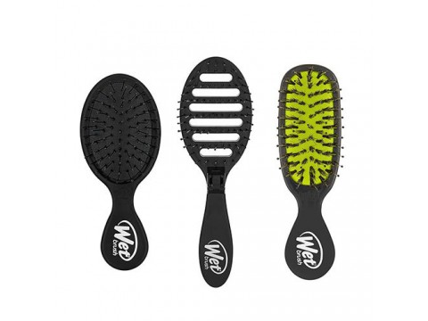 WETBRUSH KELIONINIŲ PLAUKŲ ŠEPEČIŲ RINKINYS TRIO KIT