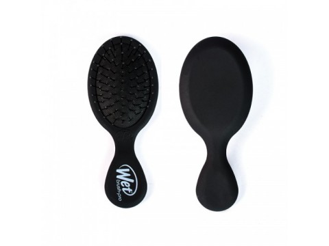 WETBRUSH PRO MINI DETANGLER MAŽAS OVALUS PLAUKŲ ŠEPETYS JUODAS