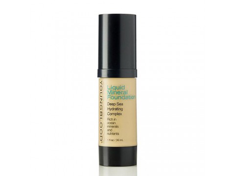 YOUNGBLOOD LIQUID MINERAL FOUNDATION Skystas Mineralinis makiažo pagrindas Sand(Warm), 30 ml