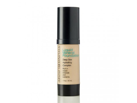 YOUNGBLOOD LIQUID MINERAL FOUNDATION Skystas Mineralinis makiažo pagrindas Pebble (Cool), 30 ml