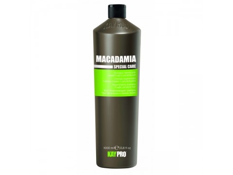 KAY PRO MACADAMIA regeneruojantis šampūnas trapiems, jautriems plaukams 1000 ml. KAY PRO MACADAMIA regeneruojantis šampūnas trapiems, jautriems plaukams 1000 ml.