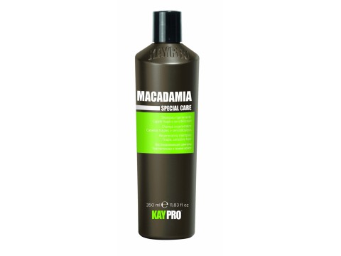 KAY PRO MACADAMIA regeneruojantis šampūnas trapiems, jautriems plaukams 350 ml. KAY PRO MACADAMIA regeneruojantis šampūnas trapiems, jautriems plaukams 350 ml.