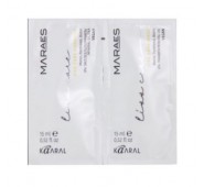 KARAAL MARAES LISS CARE mėginukas. Šampūnas+kaukė siekiantiems tiesių paklusnių plaukų, suvaldantys, prieš pūtimąsi, 2x15 ml